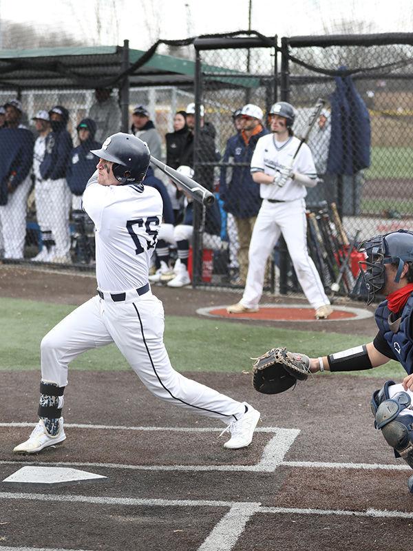 Baseball player at bat